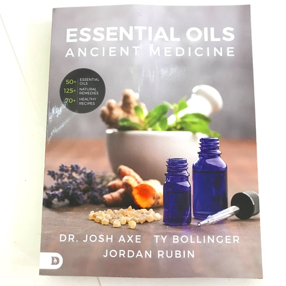Essential Oils Ancient Medicine Book Dr. Axe Ty Bollinger Jordan Rubin - Picture 1 of 5